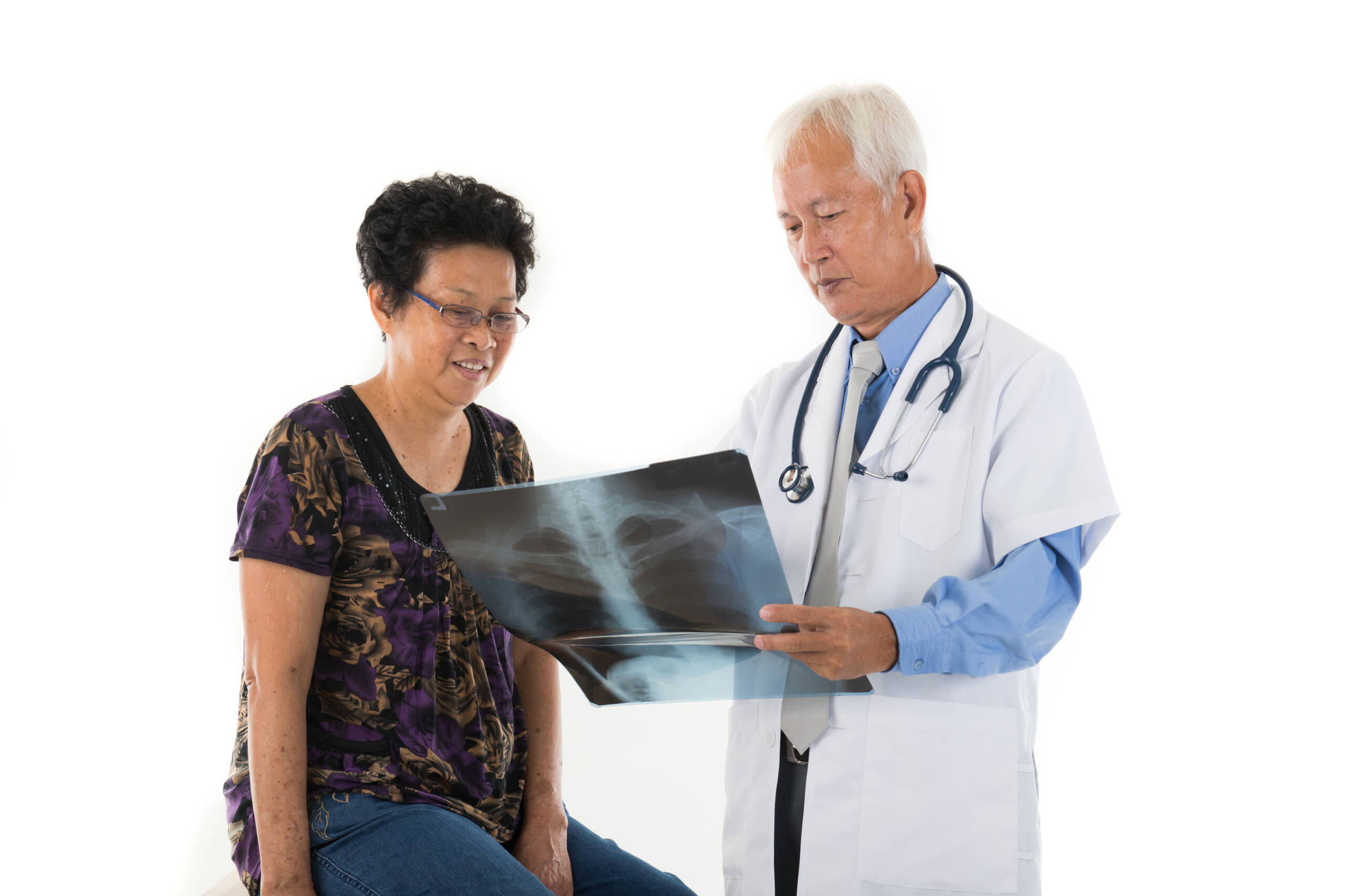 Doctor with female patient