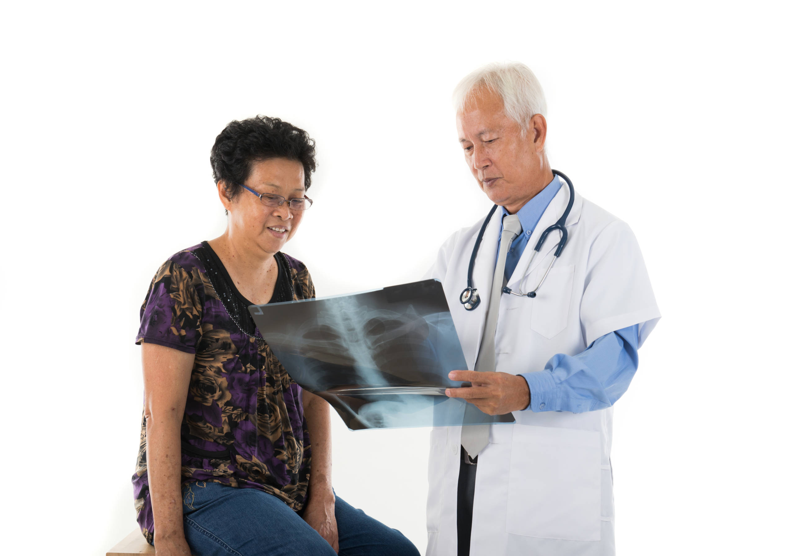 Doctor with female patient