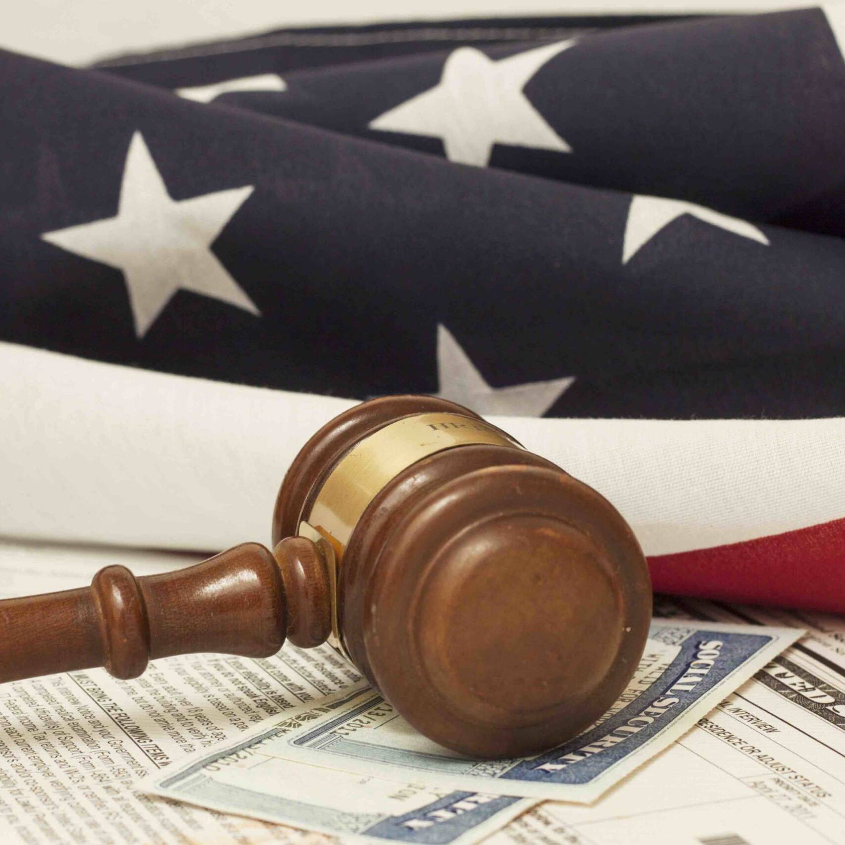 Gavel on Social Security ID