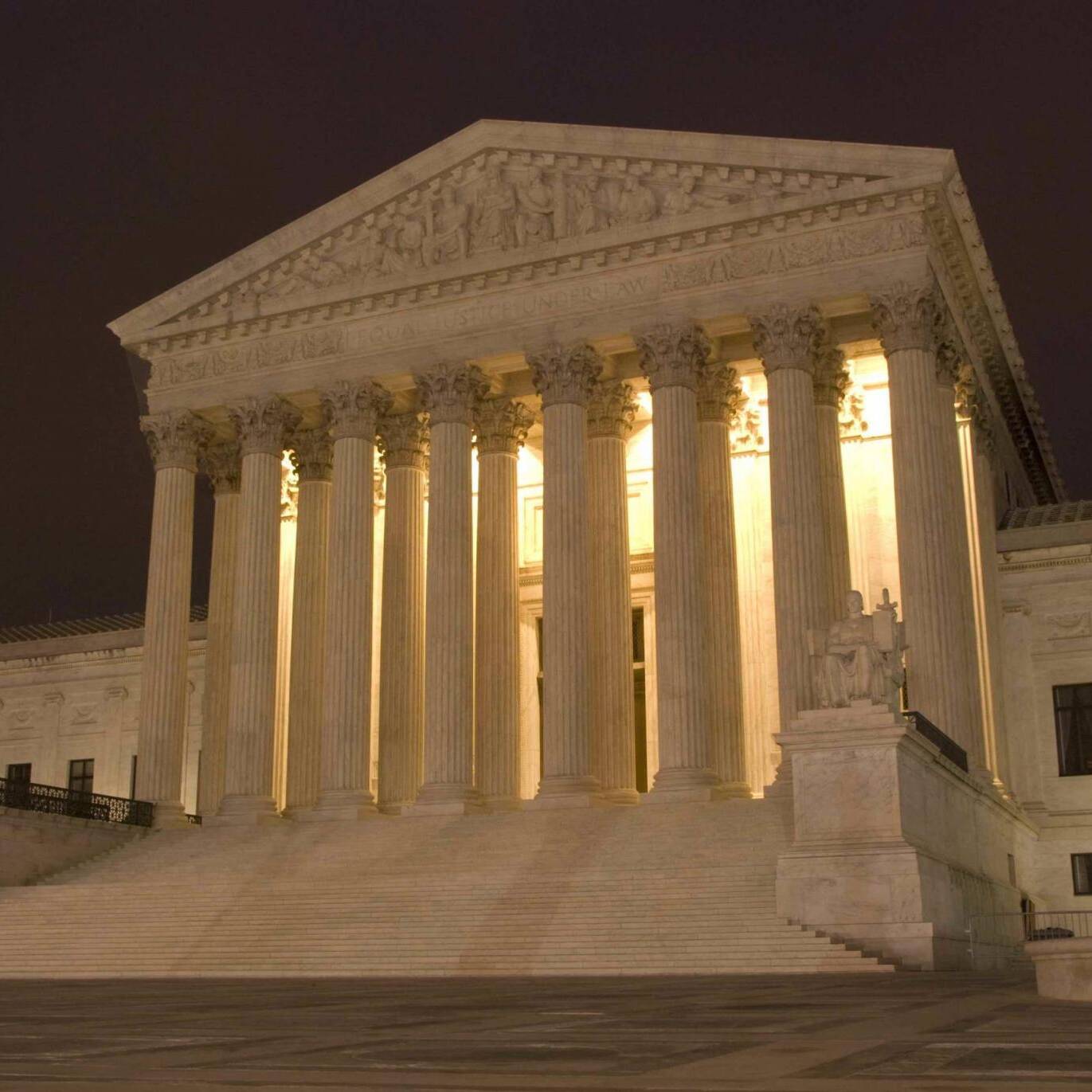 US Supreme Court at Night