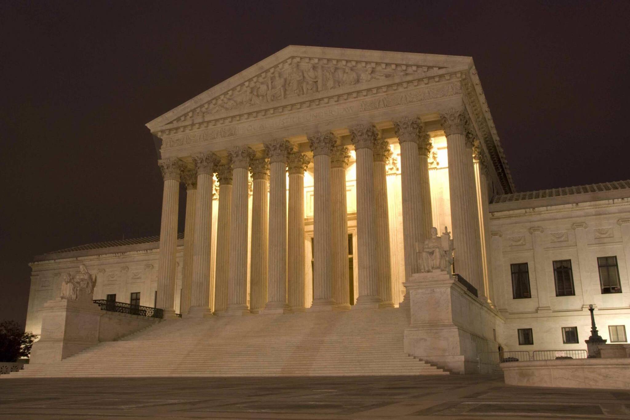 US Supreme Court at Night