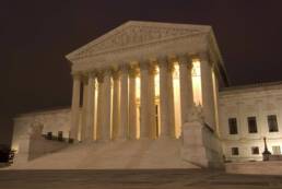 US Supreme Court at Night