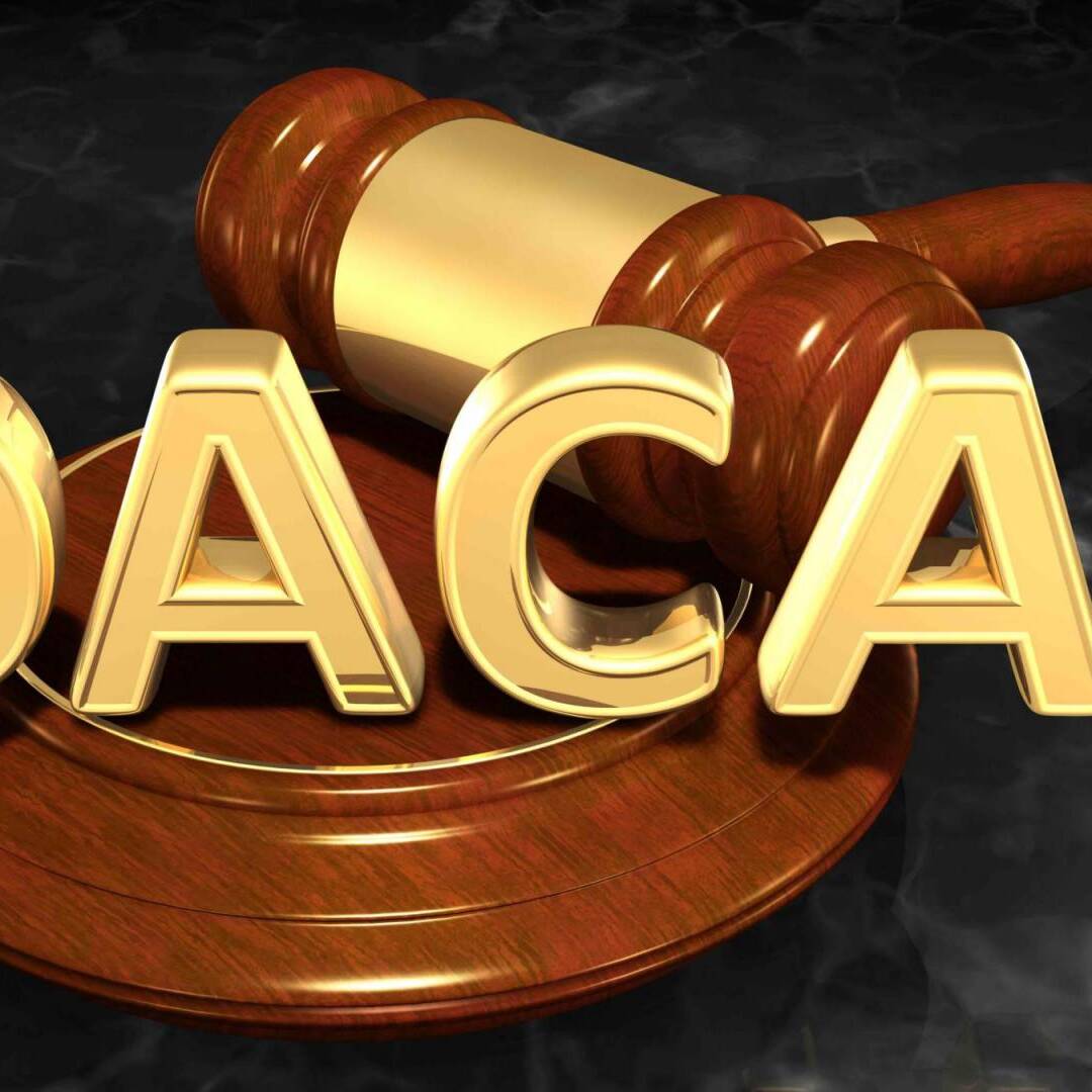 DACA Deferred Action For Childhood Arrivals Legal Concept 3D Illustration