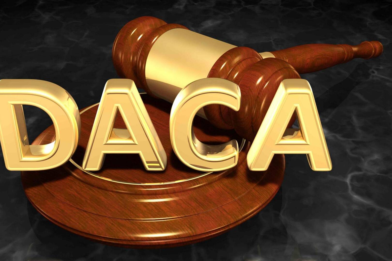 DACA Deferred Action For Childhood Arrivals Legal Concept 3D Illustration