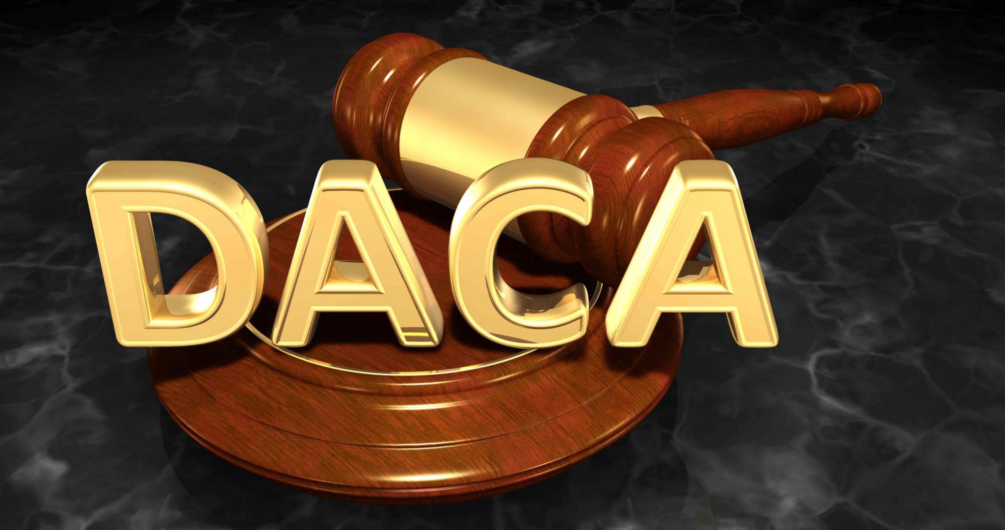 DACA Deferred Action For Childhood Arrivals Legal Concept 3D Illustration