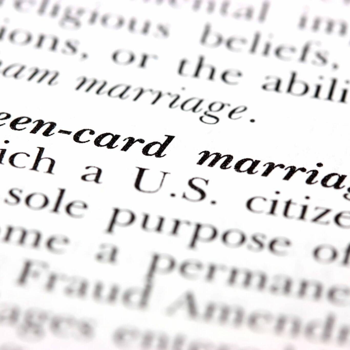 Green card marriage