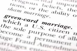 Green card marriage