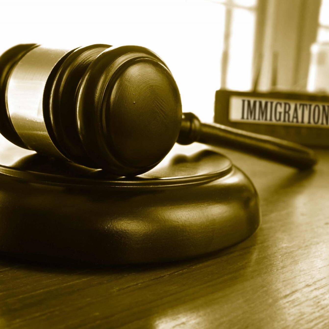 Immigration Court gavel