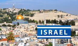 Panoramic view of old city Jerusalem, Israel