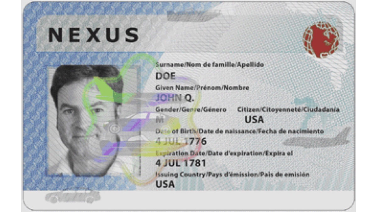 Nexus Iris Scan  Border Crossing