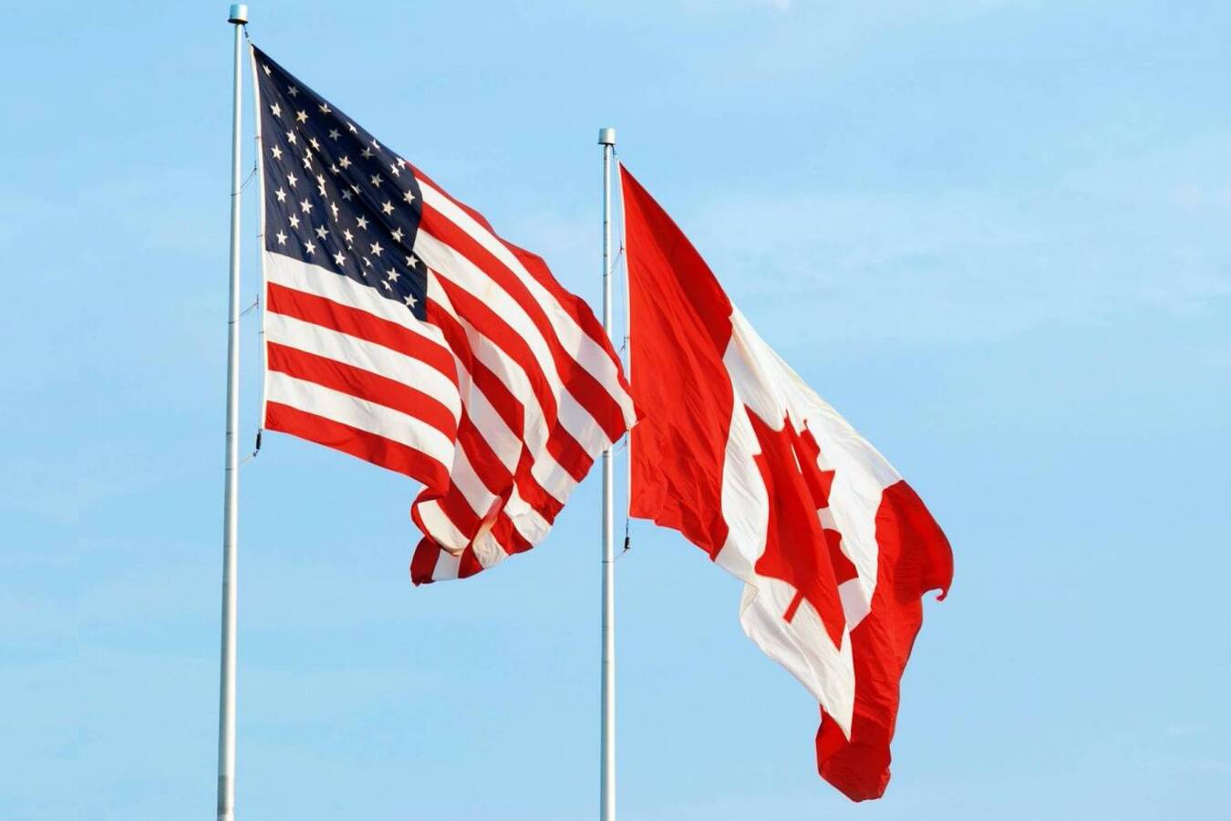 bil us canada flags