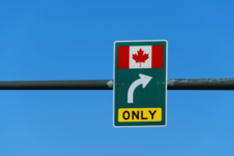 canadian border