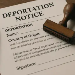 Deportation Paperwork