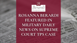 Rosanna Berardi Featured in Military Daily News