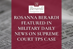 Rosanna Berardi Featured in Military Daily News