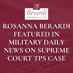 Rosanna Berardi Featured in Military Daily News