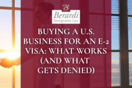 Buying a US Business