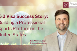 E 2 Visa Success Story Building a Professional Sports Platform in the United States