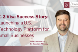 E 2 Visa Success Story Launching a U.S. Technology Platform for Small Businesses