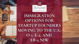 Immigration Options for Startup Founders