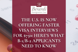 Expedited Visa Interview Fee