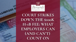 Federal Court Strikes Down Trump $100k H1B Fee