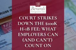 Federal Court Strikes Down Trump $100k H1B Fee