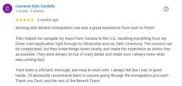 Citizenship Testimonial