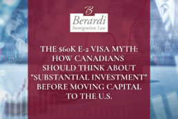 E 2 Visa Investment Myth
