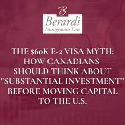E 2 Visa Investment Myth
