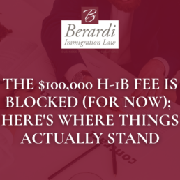 The $100,000 H 1B Fee Is Blocked (For Now); Here's Where Things Actually Stand