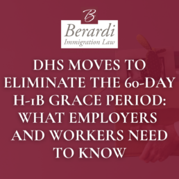 DHS Moves to Eliminate 60 Day Grace Period