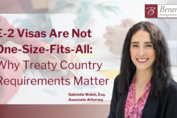 E 2 Visa Success Story Requirements