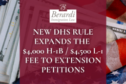 New DHS Rule Expands the $4,000 H 1B $4,500 L 1 Fee to Extension Petitions