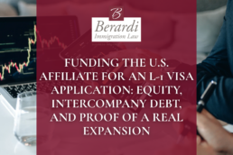 Funding the U.S. Affiliate for an L 1 Visa Application Equity, Intercompany Debt, and Proof of a Real Expansion