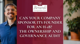 Can Your Company Sponsor Its Founder for an H 1B The Ownership and Governance Audit