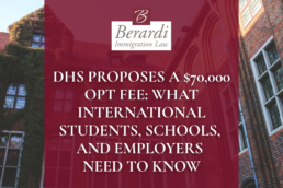 DHS Proposes a $70,000 OPT Fee What International Students, Schools, and Employers Need to Know