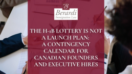 The H1B Lottery Is Not a Launch Plan